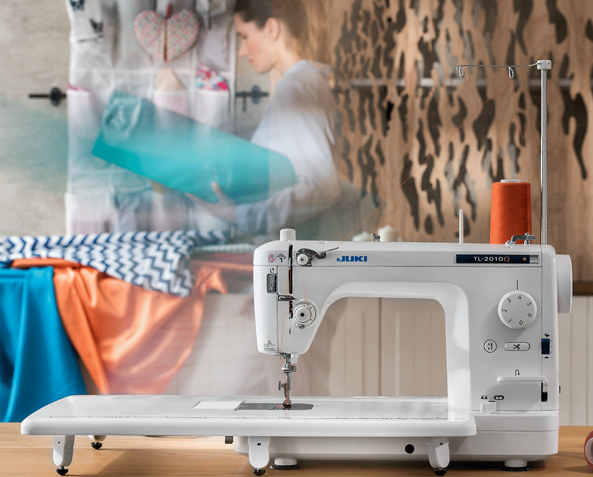 Juki TL-2010Q 1-Needle, Locksch, Portable Sewing Machine with Automatic Thread Trimmer for Quilting, Tailoring, Apparel and Home Decor - NEW AL AFRAH